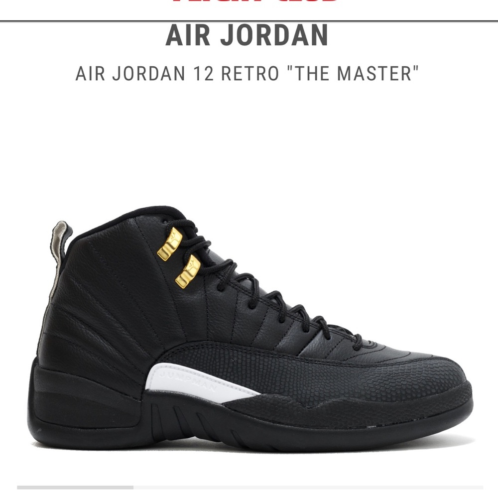 Jordan’s 12 Master